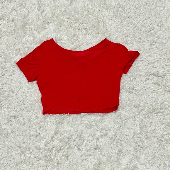 Women’s Alphalete Red Crop Top Size S - Picture 6 of 8